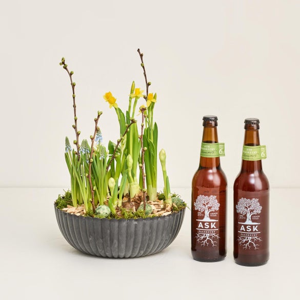 Forårsskål med blandede løg med to ASK påskeurt